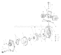 Page A Diagram and Parts List for 073004-0  Briggs and Stratton Water Pump